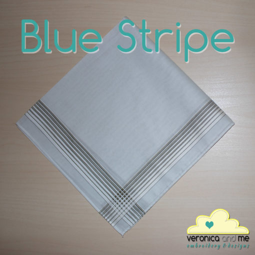 Blue Striped Handkerchief