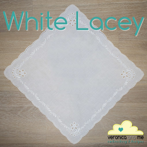 White Lacey Handkerchief